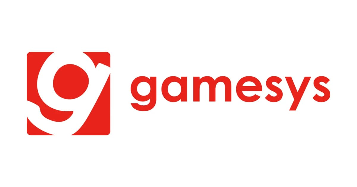 Original Gamesys logo in its official red and white colours