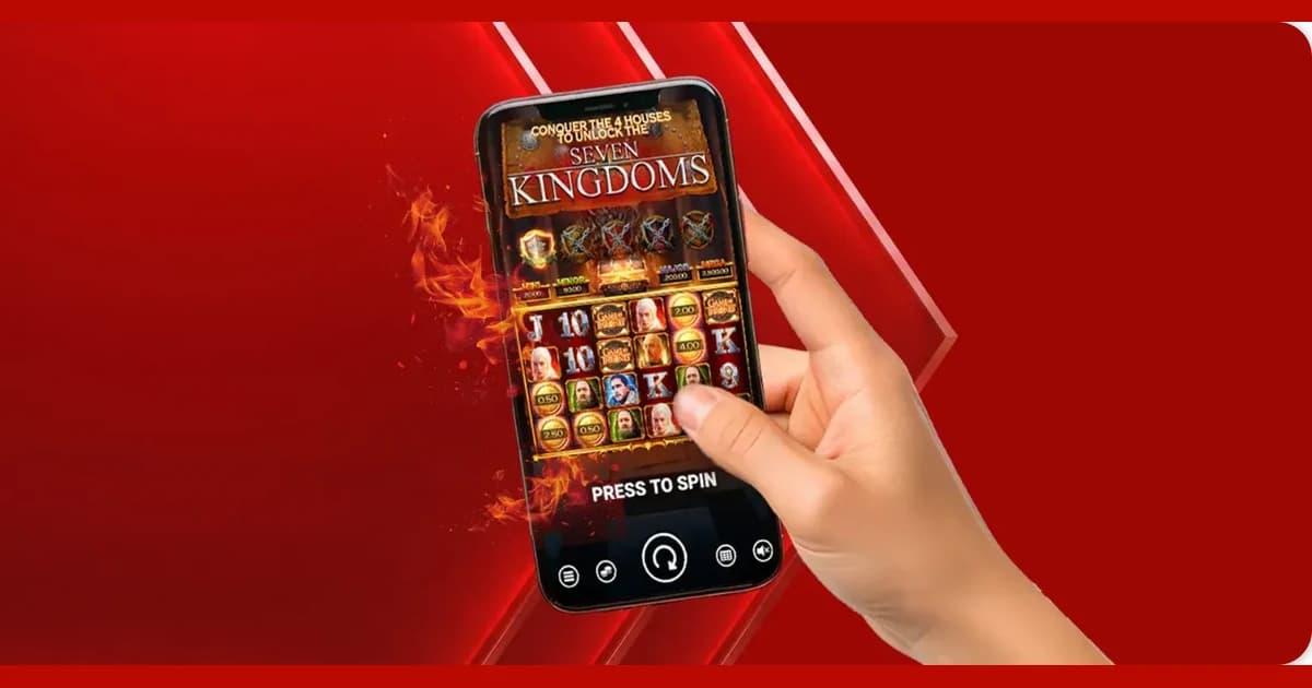 Mobile slot game pictured in Virgin Games’ casino welcome-offer artwork